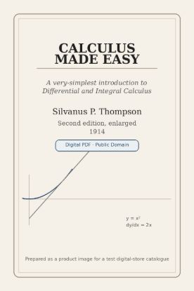 تصویر  Calculus Made Easy